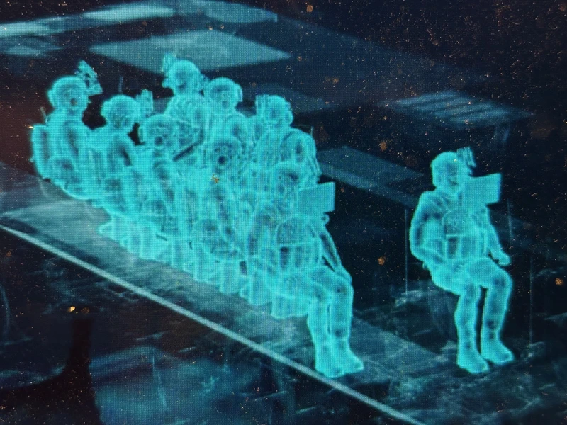 La disposicin interna del futuro blindado 6x6 permitira llevar en su interior a media docena de soldados equipados para el combate. (Indra